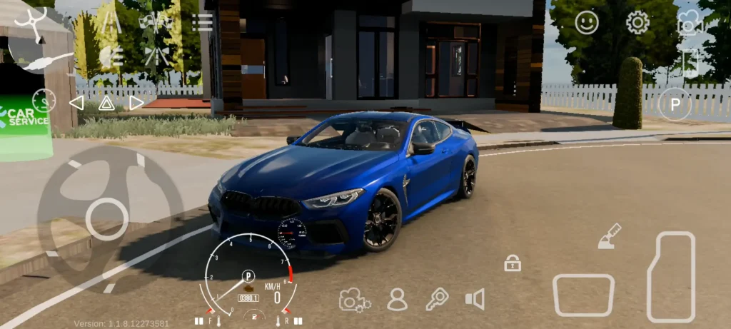 Police mode gameplay in Car Parking Multiplayer 2 Mod Apk with a high-speed chase
