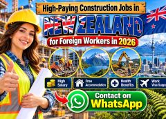 High-Paying Construction Jobs in New Zealand for Foreign Workers in 2026